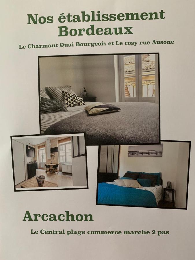 Le Central Plage - Commerce - Marche A 2 Pas Lejlighed Arcachon Eksteriør billede